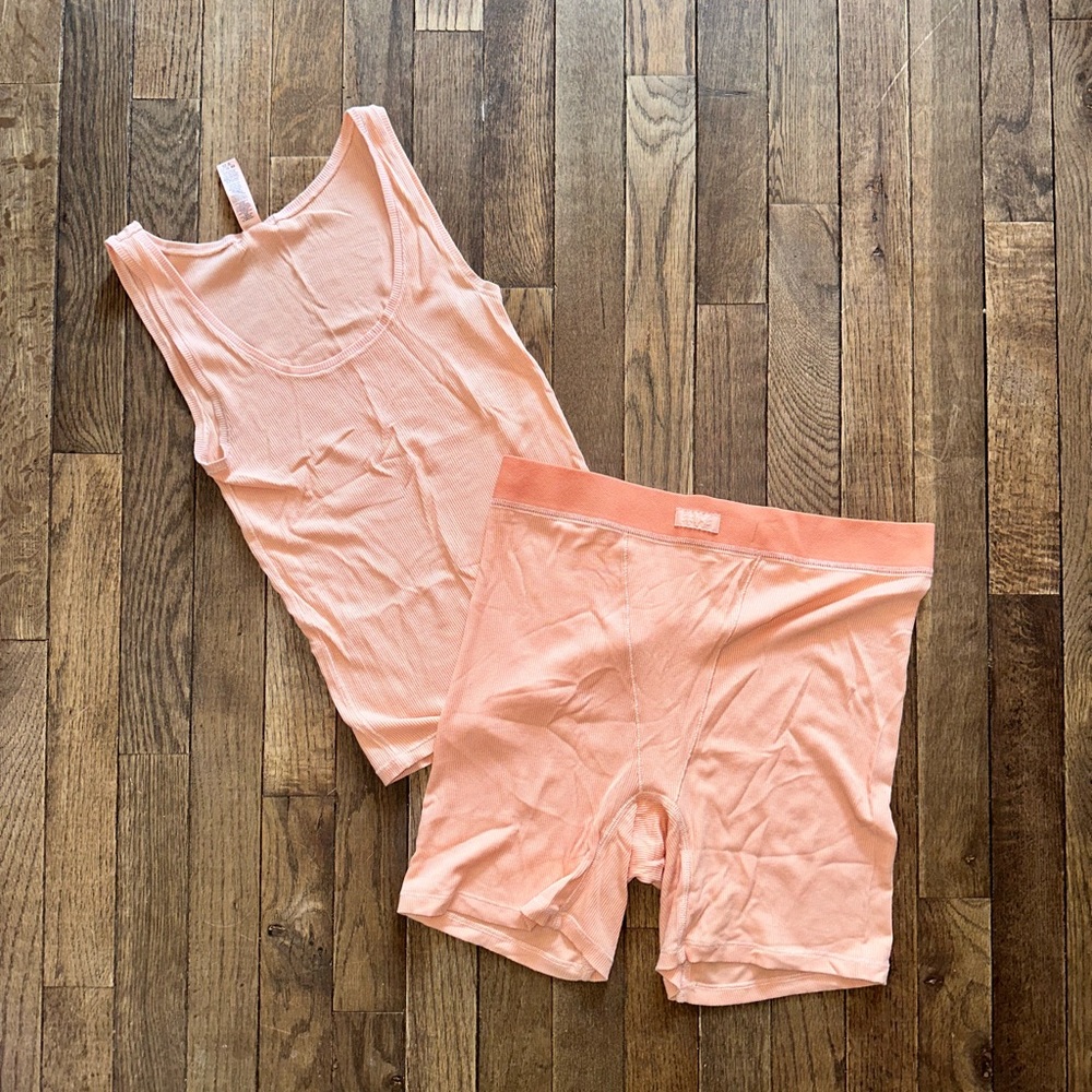 SKIM tank and boxer short set